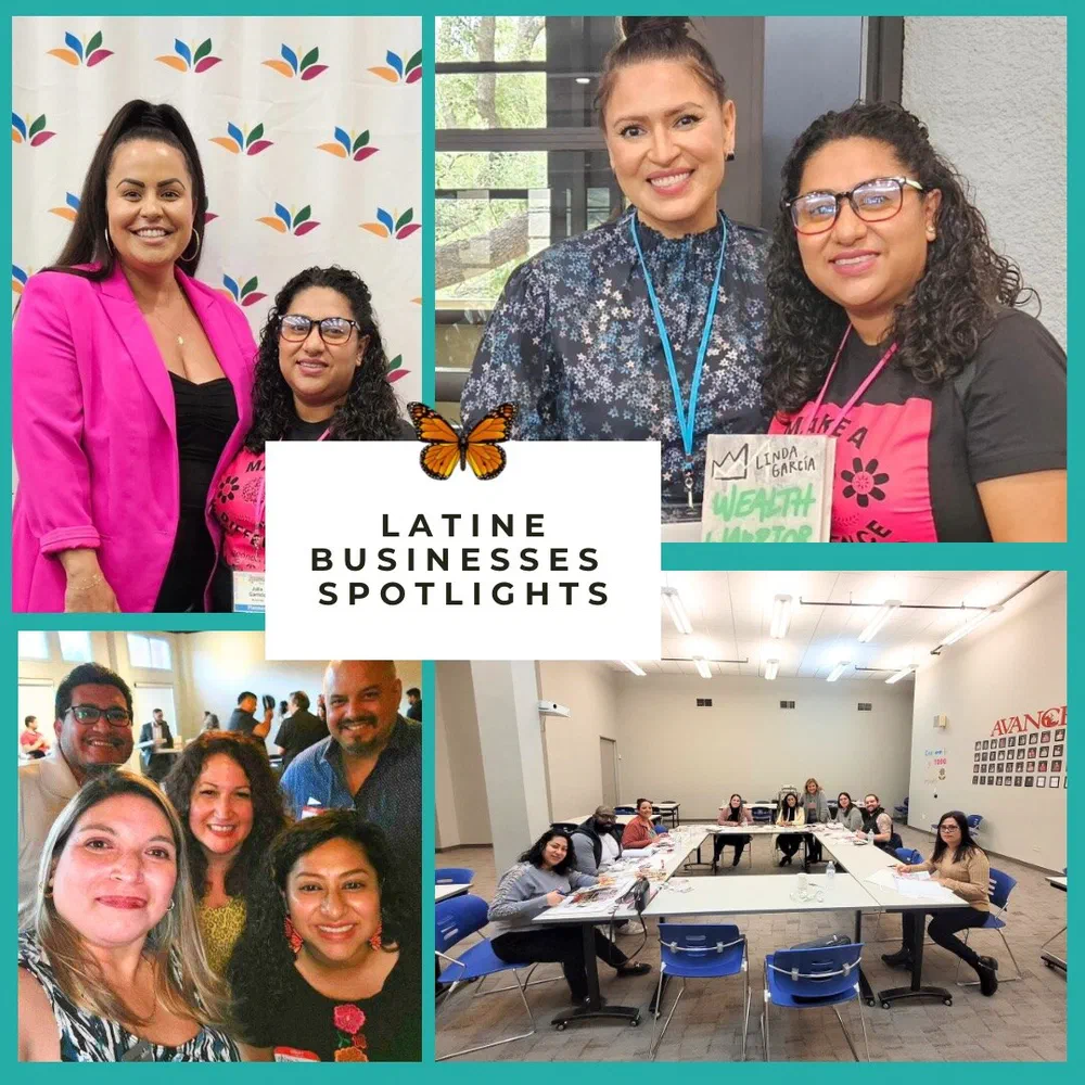 Collage de negocios latinos destacados